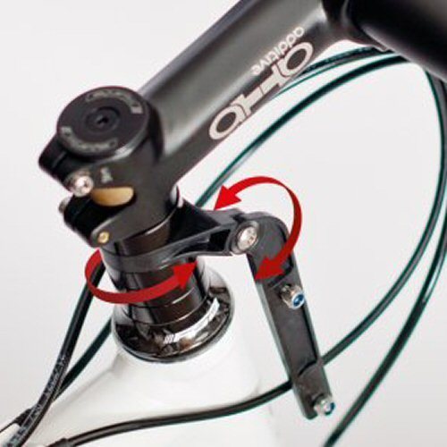 Addictive Bikes Stem Mount Bottle Cage Holder - spacer or clamp fit ahead/quill - Picture 2 of 4