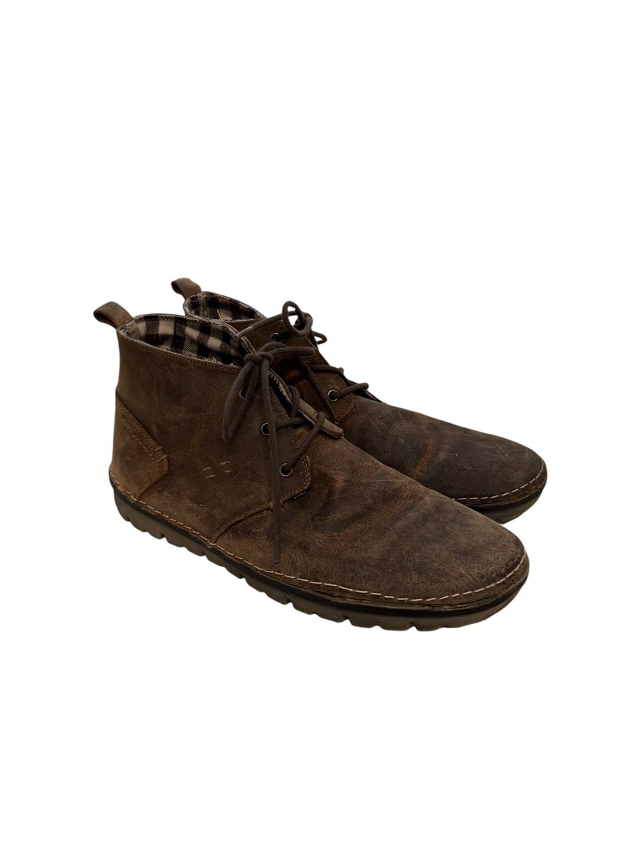 Bed Stu ROAN Mens Chukka Boots Distressed Leather Lace Up Ankle US 10