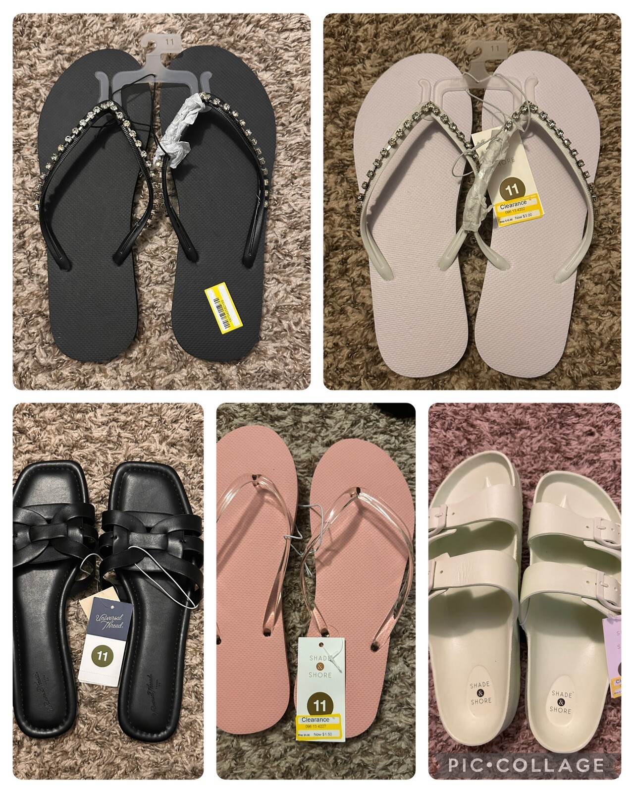 Sandali donna Shade & Shore Wild Fable Neida Brynn Hayley taglia 11 lotto