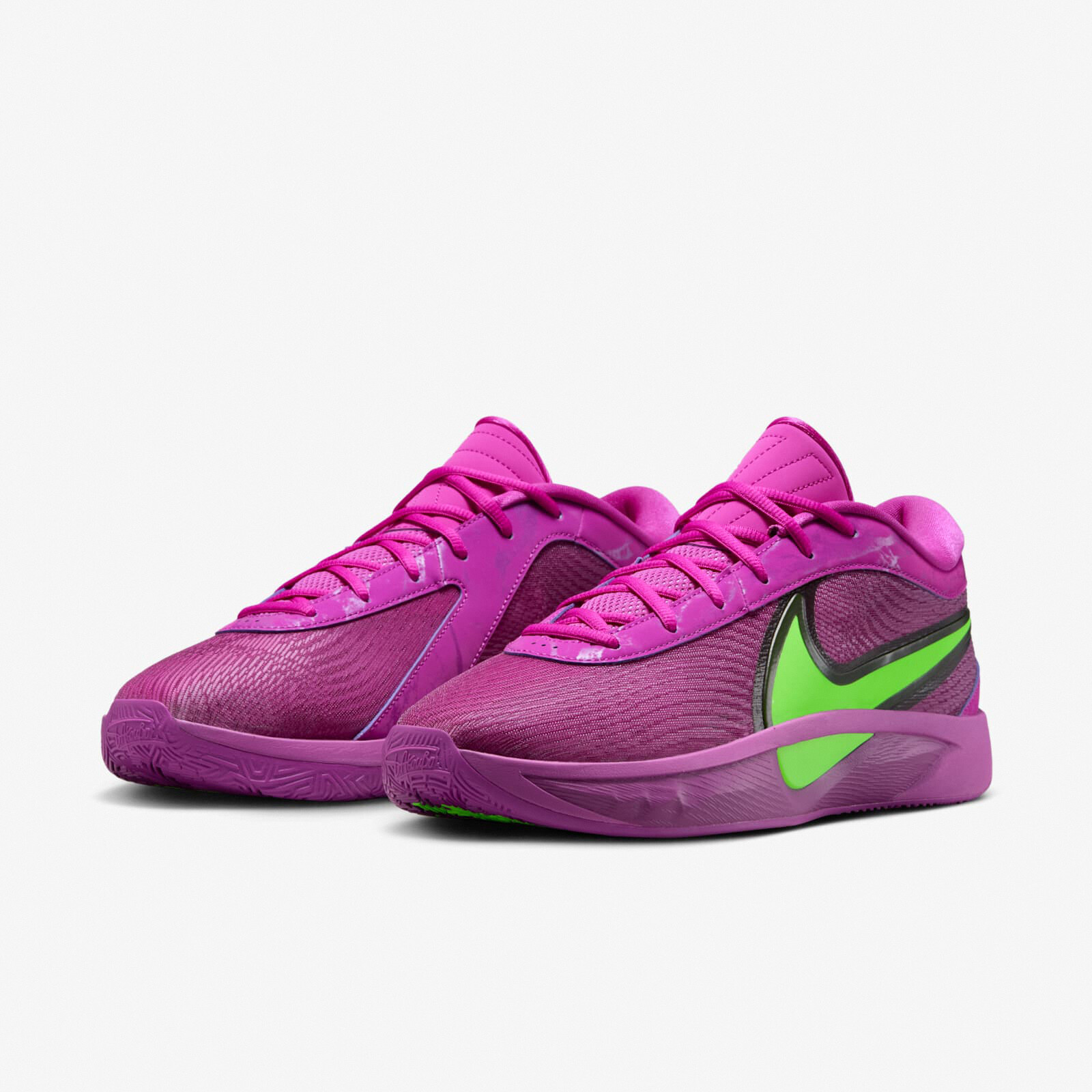 Мужские баскетбольные кроссовки Nike Giannis Freak 6 EP Bold Berry Electric Green FJ7807-500