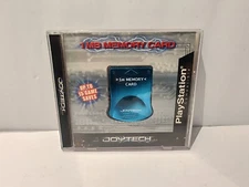 Joytech USA Playstation 1  1MB Memory Card metallic blue