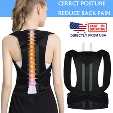Posture Corrector Back Support Brace Spine Straight Shoulder Lumbar Support Belt
