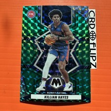 2021-22 PANINI Green MOSAIC PRIZM KILLIAN HAYES #64 DETROIT PISTONS