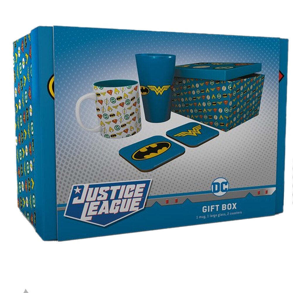 DC Comics Justice League Icons Drinkware Gift Set
