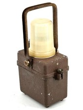 Lampe portative ancienne en aluminium Wonder type "Tifon" Cheminot SNCF