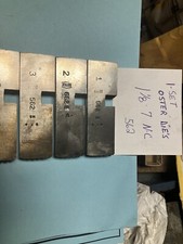 Oster 562 1-1/8 - 7 NC HS Pipe Thread Dies 1, 2, 3, 4 2 Sets For 80.00