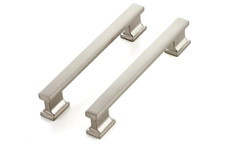 10 Pack Brushed Nickel Cabinet Pulls 6 Inch Kitchen Handles for Cabinets with 5