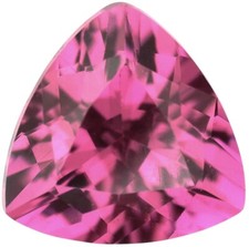 Natural Fine Rose Pink Rhodolite Garnet - Trillion - Tanzania - AAA Grade