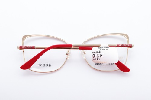 GUESS GU2716 068 Red / Gold 56-16-140 Eyeglass Frames Flex Hinges T46 - Imagen 11 de 13