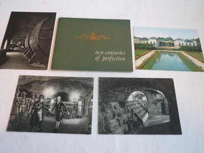 Moet & Chandon Dom Perignon Champagne History of Perfection Booklet, 4 Postcards