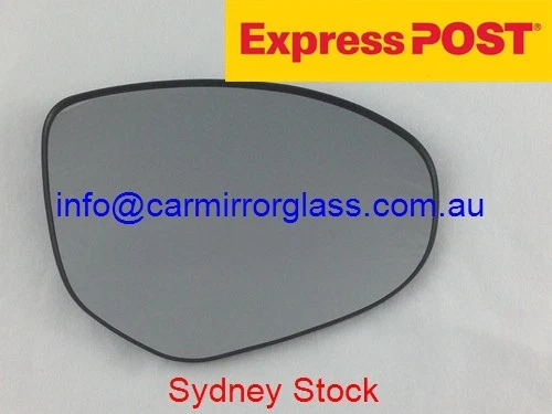 RIGHT DRIVER SIDE MAZDA 3 2009-2013 MIRROR GLASS WITH BASE