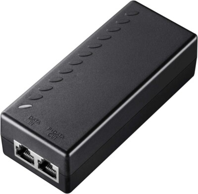 Cudy New 30W Gigabit PoE Injector Adapter, 30W,10/100/1000Mbps RJ-45