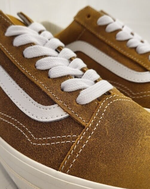 Vans OTW Old Skool 36 LX Waxed Leather Golden Brown Mens Size 9