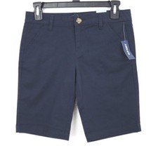 NEW Old Navy Classic Rise Stretch Girl's Navy Shorts Size 12
