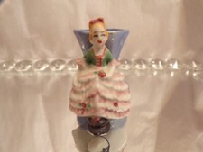 VTG Miniature Vase With Girl Made in Occupied Japan