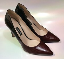 NINE WEST Ombre 2-Tone Color Black/Maroon/Burgundy Pumps - 7.5