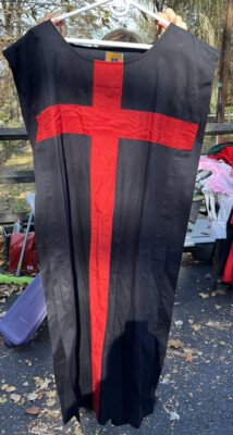 Renaissance Faire Costume Men, Medieval L XL TUNIC No SLEEVE