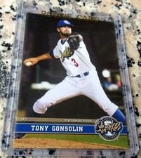 TONY GONSOLIN 2017 Grandstand 1st Rookie Card RC L.A. Dodgers 16-1 2.10 ERA🔥$$