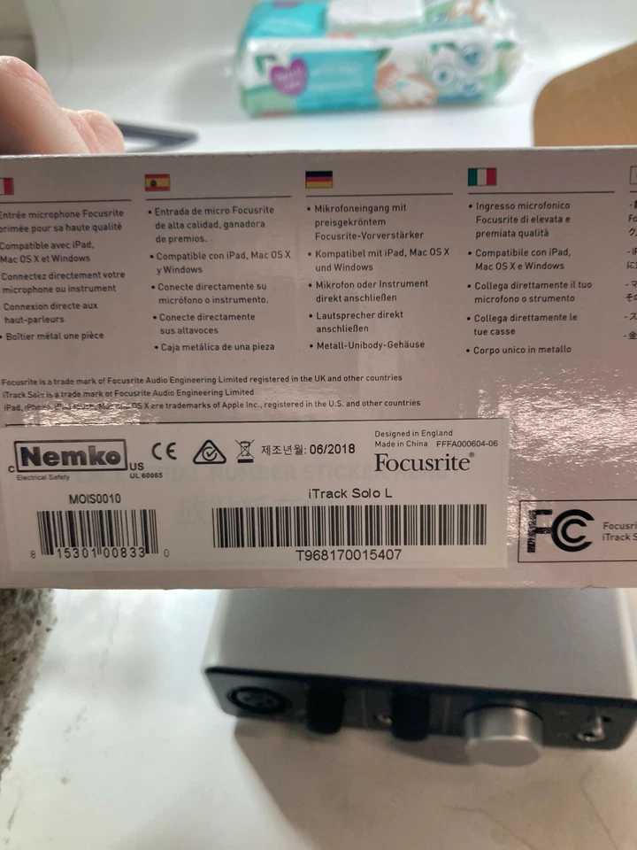 Focusrite iTrack Solo Record Guitar and Vocals On Your iPad - Image 4 of 4