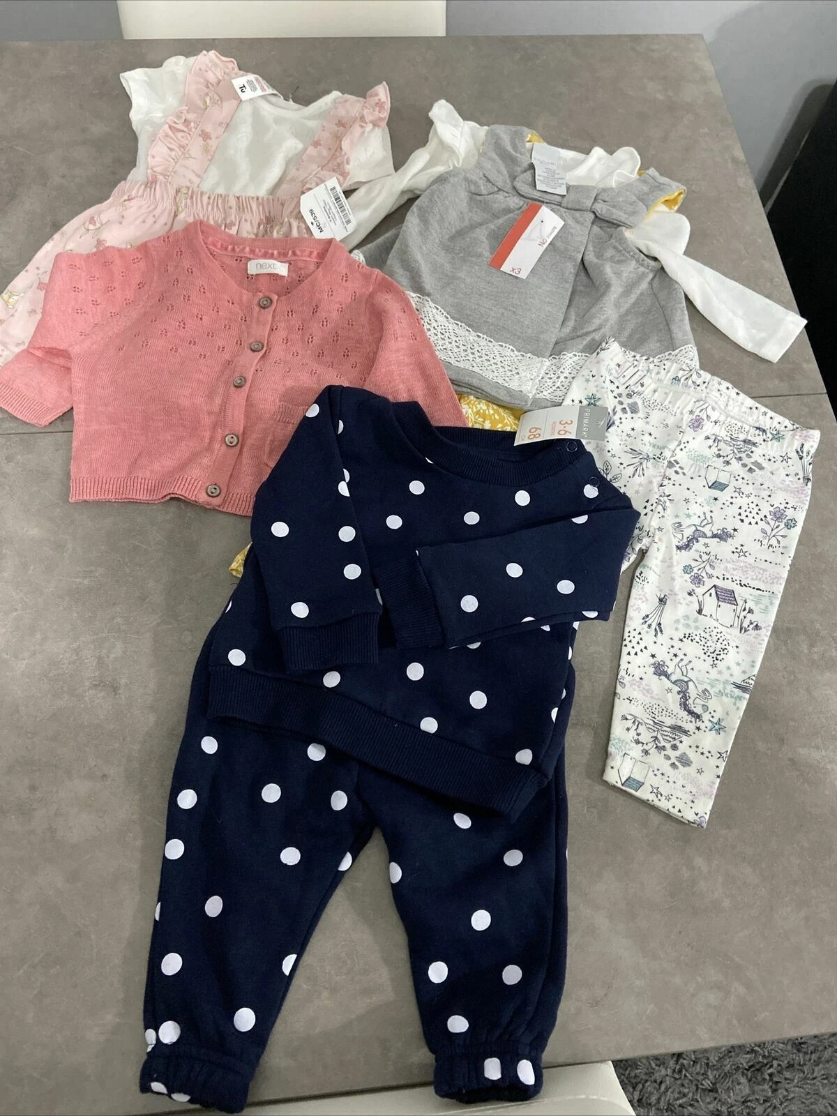 baby girl clothes 3-6 months all new