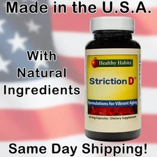 Striction D Premium Blood Sugar Support 60 Capsules Healthy Habit Over 3350 Sold