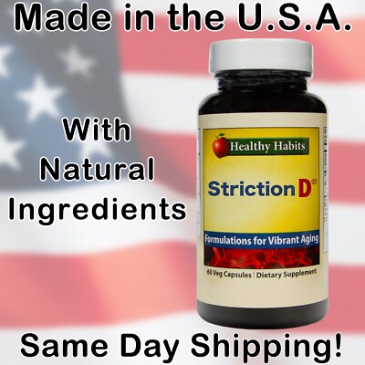 Striction D Premium Blood Sugar Support 60 Capsules Healthy Habit Over 3350 Sold
