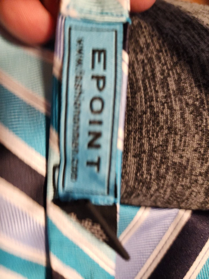 Nueva pajarita a rayas azules para hombre Epoint Foto 2 de 3