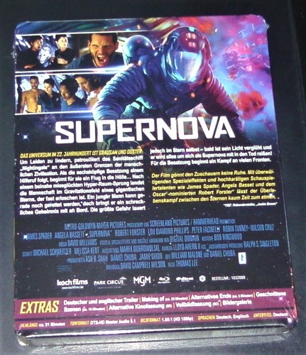 SUPERNOVA MIT JAMES SPADER / ANGELA BASSETT LIMITIERTE STEELBOOK BLU RAY NEU OVP - Bild 2 von 4