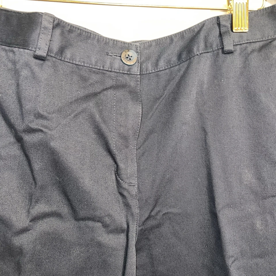 L.L. Uniforme Bean Kids ajuste clássico azul chino tamanho 8 elegante cintura ajustável - Imagem 4 de 4