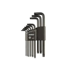 Sunex Tools SUU-9859TP Tamperproof Torx Long Arm Magnetized Key Set - 9 Piece