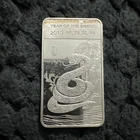 1/2 Troy Oz Silver Year Of The Snake, Selling As Melt (see Pics)