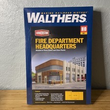 Walthers Cornerstone 933-3765 Building Kit Fire Department Headquarters HO Scale