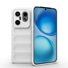 For ViVO X200 FE, Luxury Anti-slip Skin Feel Soft Rubber Shell Back Case Cover