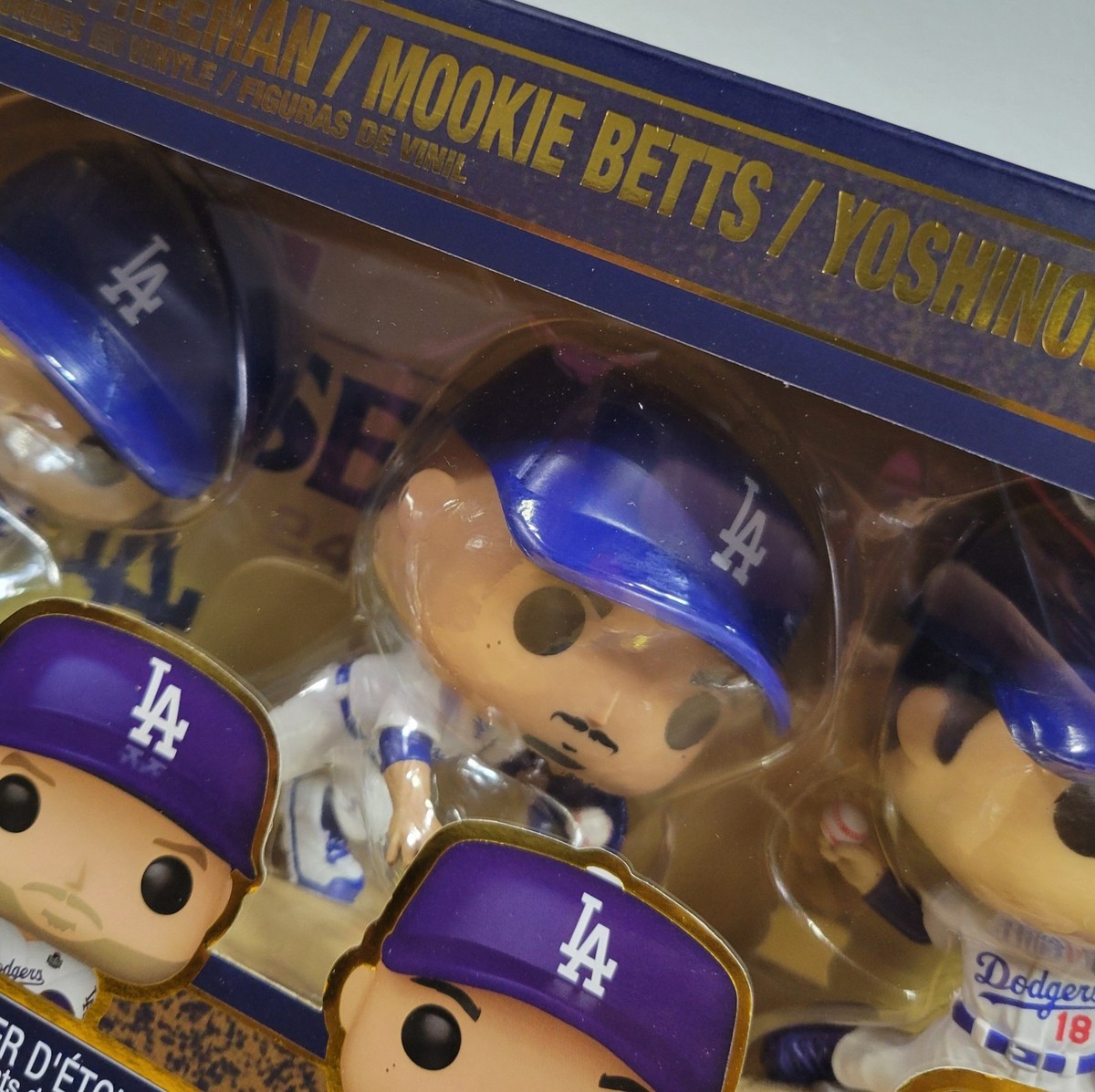 FUNKO POP DODGERS 2024 CHAMPIONSHIP 5 PACK WORLD SERIES CHAMPIONS