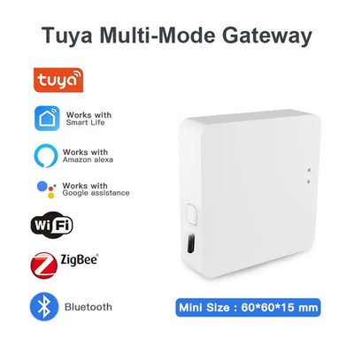 Tuya Smart Multi-mode Gateway WiFi Bluetooth Zigbee Works with Alexa Google Home