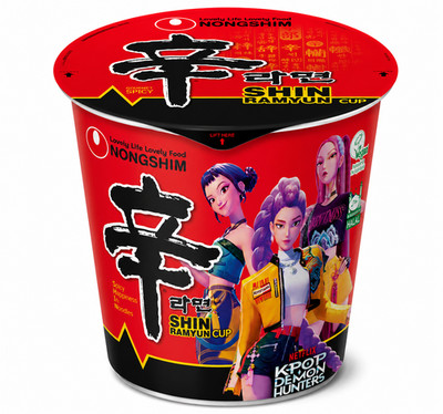 Nongshim Shin Instant Cup Nudeln   12 x 68 g   Scharfe Koreanische Nudelsuppe