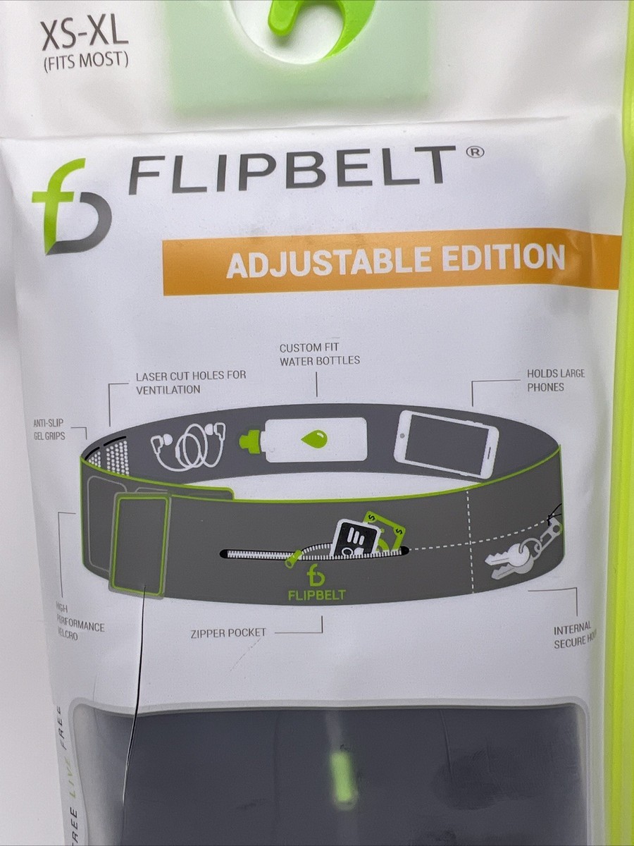 Flipbelt Adjustable Edition Running Belt XS-XL Fits Most Zipper