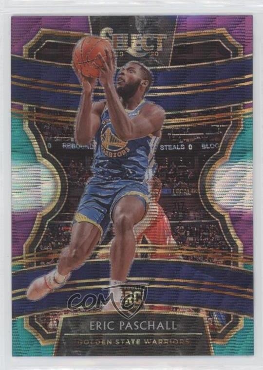2019-20 Panini Select Concourse Tri-Color Prizm Eric Paschall #12 Rookie RC fv8