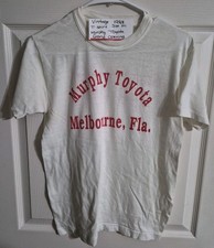 Vintage Murphy Toyota Melbourne Fl T-Shirt 1988 Signal Single Stitch Medium USA