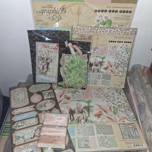 GRAPHIC 45 Wild & Free COLLECTION COMPLETE SET PACKAGE BUNDLE Scrapbook NEW