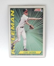 1991 SCORE #695 Rifleman CORY SNYDER RIFLEMAN
