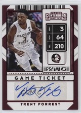 2020 Contenders Draft Picks Sticker Game Ticket Red Trent Forrest #129 Auto 11h6