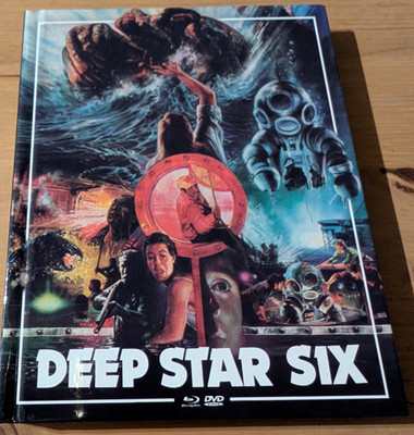 Deep Star Six Blu-ray - Mediabook Cover B - limitiert und OOP