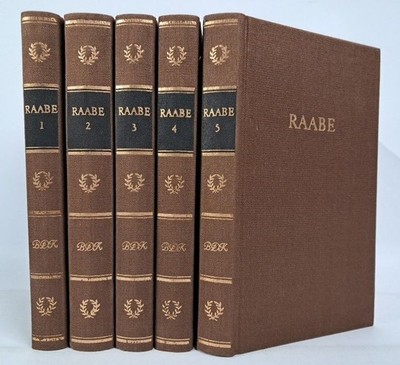 Buch: Wilhelm Raabes Werke in fünf Bänden, Bibliothek deutscher Klassiker, 1984