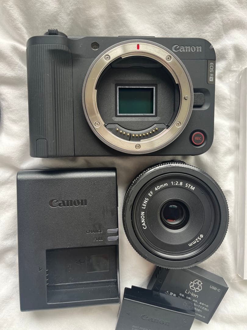 【美品】Canon EOS R50 V & EF40mm F2.8 STM Canon EOS R50 V Mirrorless Camera + EF 40mm F2.8 STM Lens 2