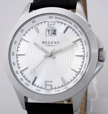 Regent F-629 Steel Big Date Herrenuhr NEU UVP* 74,90 EUR - 5 BAR WR