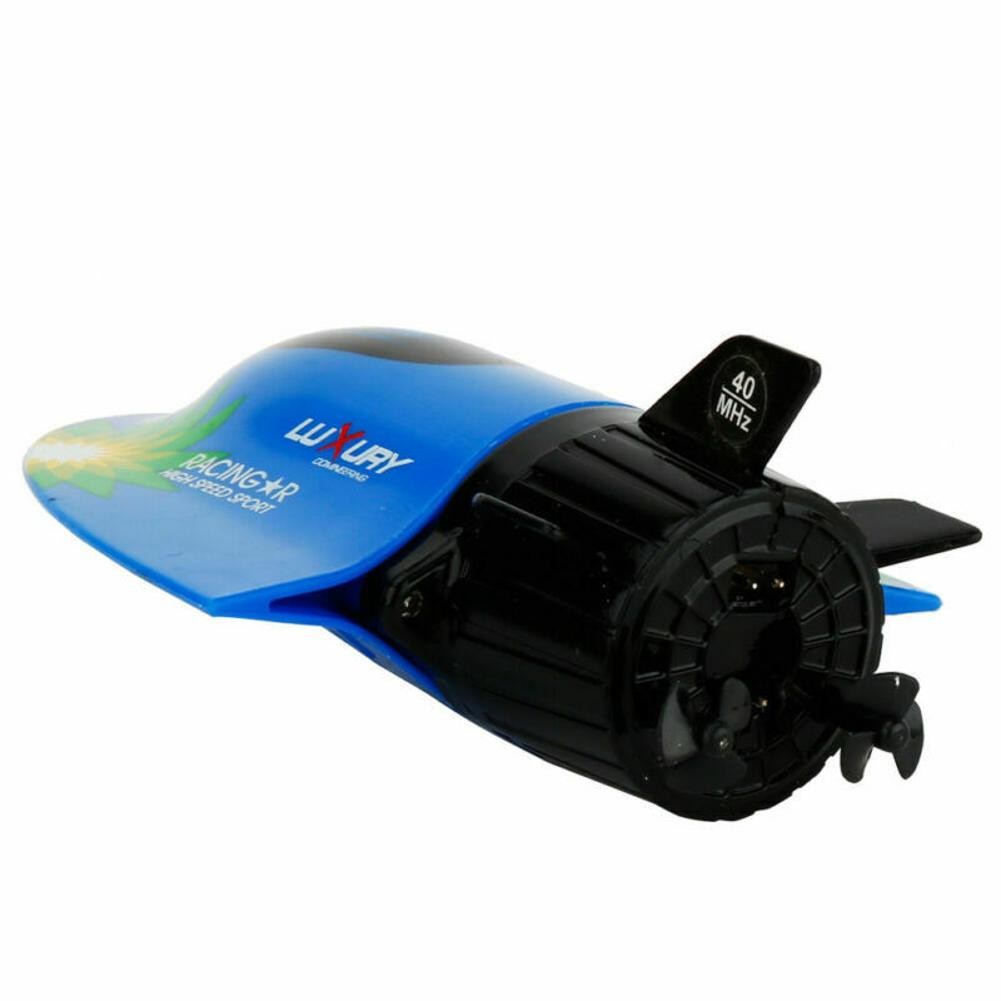 27MHz Blue Mini RC Submarine for Underwater Exploration