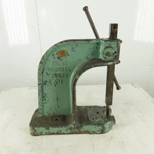 Atlas No. 1 Mandrel Bench Mount Arbor Press 7" Throat