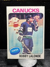 Bobby Lalonde #246 1975-76 Topps Vancouver Canucks