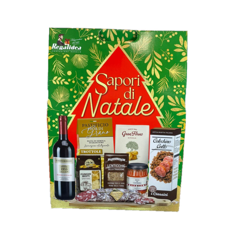 Cesta Navideña Regalidea Sabores de Navidad - 8 Piezas